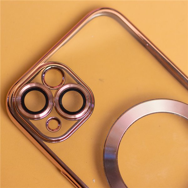 Color Chrome Mag case for iPhone 17 Pro Max 6,9&quot rose gold
