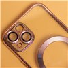 Color Chrome Mag case for iPhone 17 Pro Max 6,9" rose gold