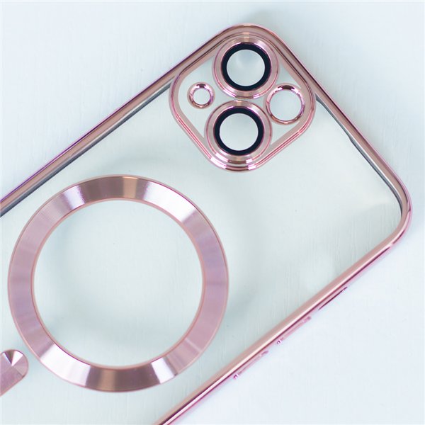 Color Chrome Mag case for iPhone 17 Pro Max 6,9&quot rose gold