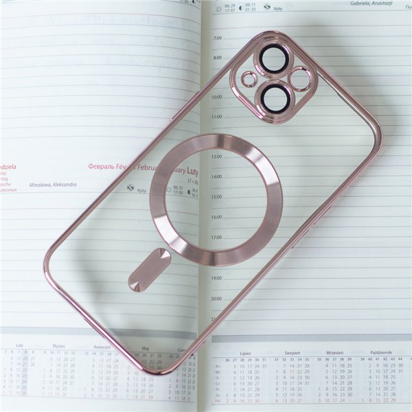 Color Chrome Mag case for iPhone 17 Pro Max 6,9" rose gold