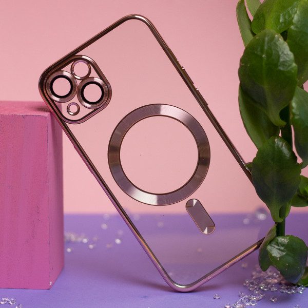 Color Chrome Mag case for iPhone 17 Air 6,6&quot rose gold