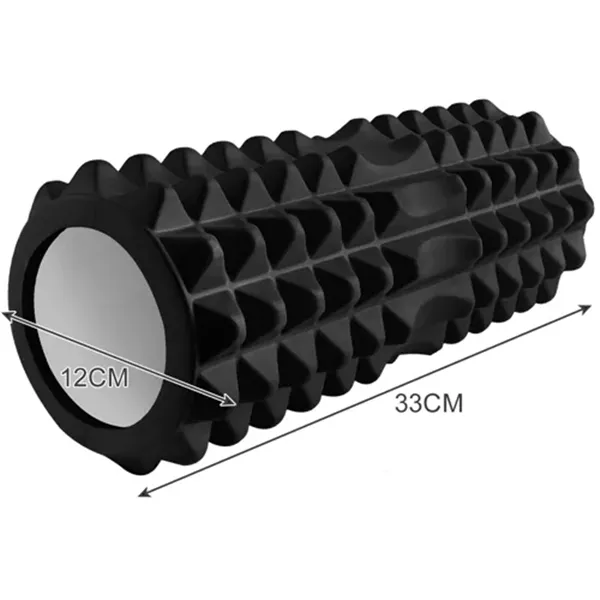 Yoga roller - massage roller (black) 23570