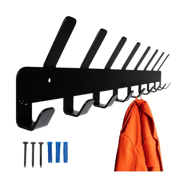 Wall hanger (17 hooks) - black