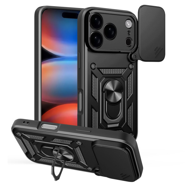 Defender Slide case for iPhone 17 Pro 6,3&quot black