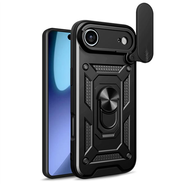 Defender Slide case for iPhone 17 Air 6,6" black