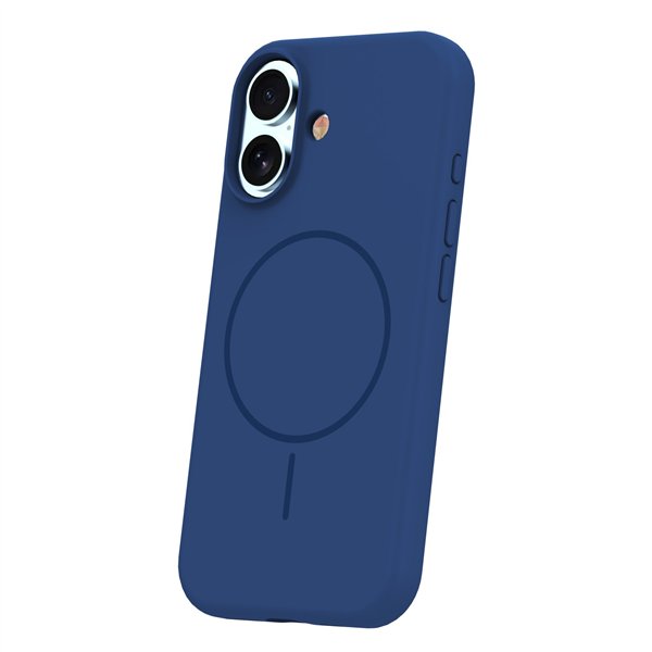 Silicone Thin Mag case for iPhone 17 6,3&quot navy blue