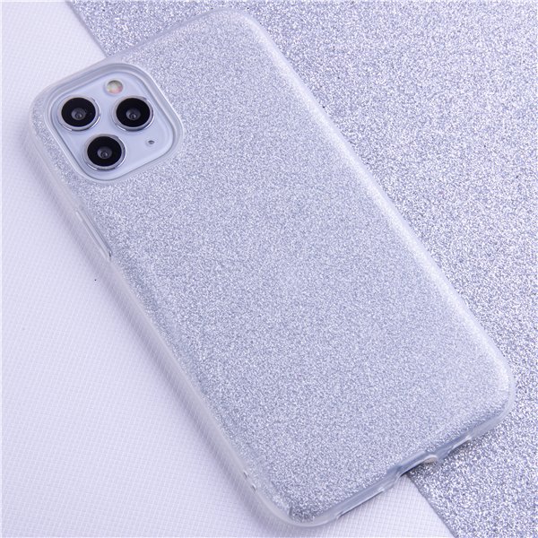 Glitter 3in1 case for iPhone 17 6,3&quot silver