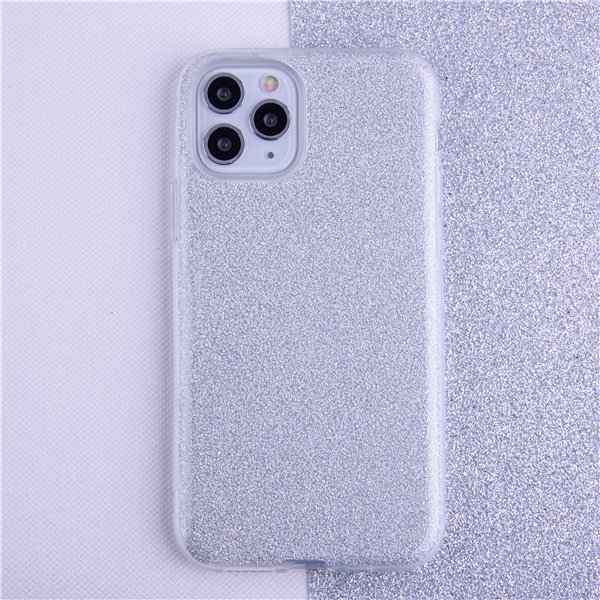 Glitter 3in1 case for iPhone 17 6,3&quot silver