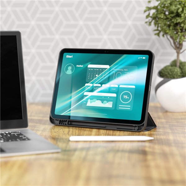 Etteri case for Apple iPad 7 2019 / 8 2020 / 9 2021 10.2'' black