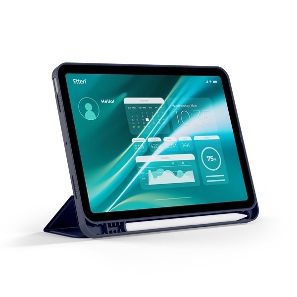 Etteri case for Samsung Galaxy Tab A9 2023 8,7' dark blue
