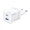 BWOO GaN wall charger CDA222 PD 35W 1 x USB 1 x USB-C, white