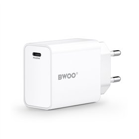 BWOO wall charger 20W CDA226 QC 1x USB-C black