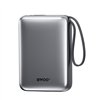 BWOO power bank P73 22.5W 20000 mAh with 2 built-in cables 1 x USB-C 1 x Lightning black