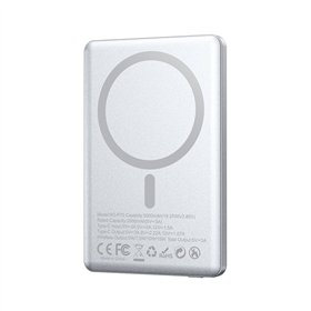 BWOO magnetic power bank P75 PD 20W 5000 mAh with digital display and USB-C port black