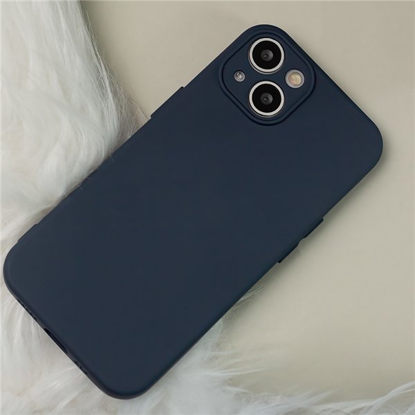 Silicon case for Samsung Galaxy S25 FE dark blue
