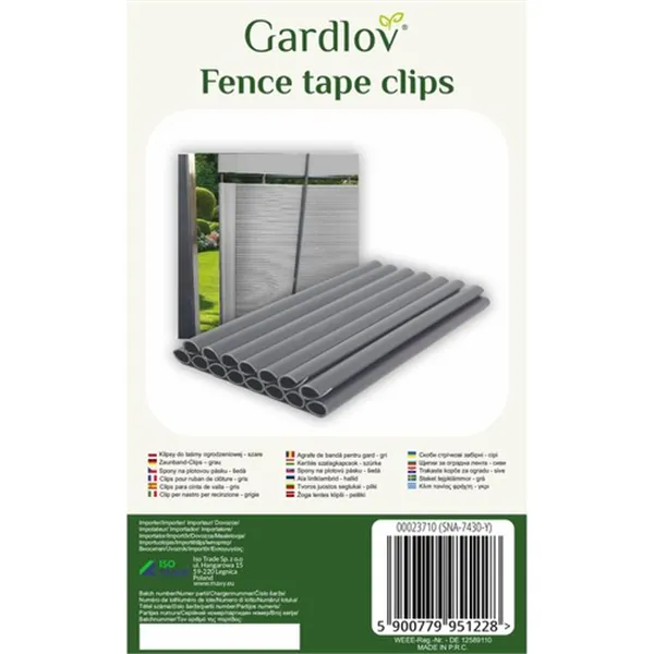 Fence Tape Clips - Gray 23710