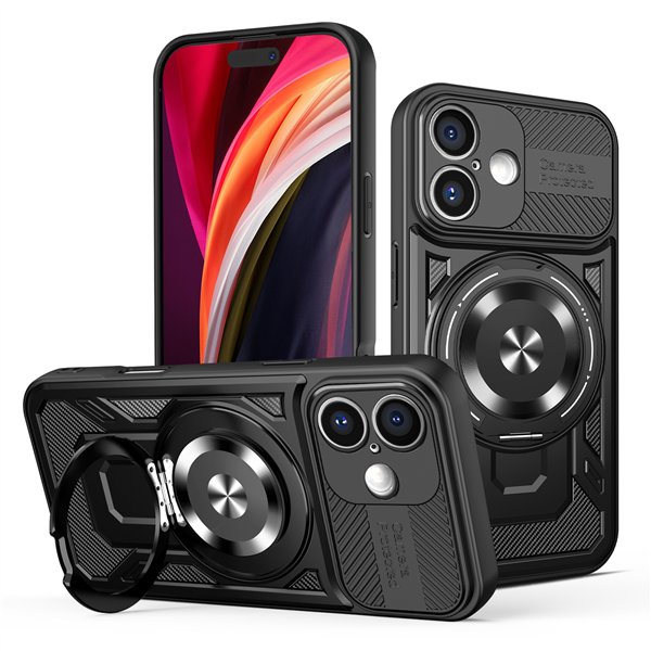 Defender Armor Mag case for iPhone 16 6,1&quot black