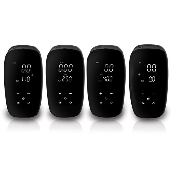 LTC Electric bicycle/car pump compressor power bank LCD 6000mAh USB-C