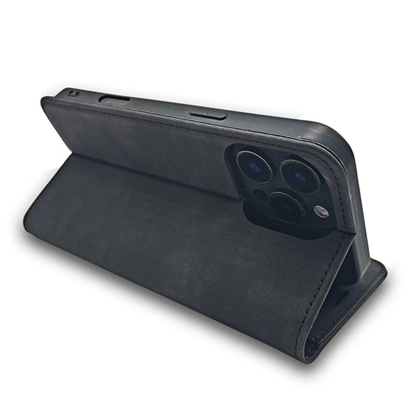 Smart Suede case for Samsung Galaxy S25 FE black