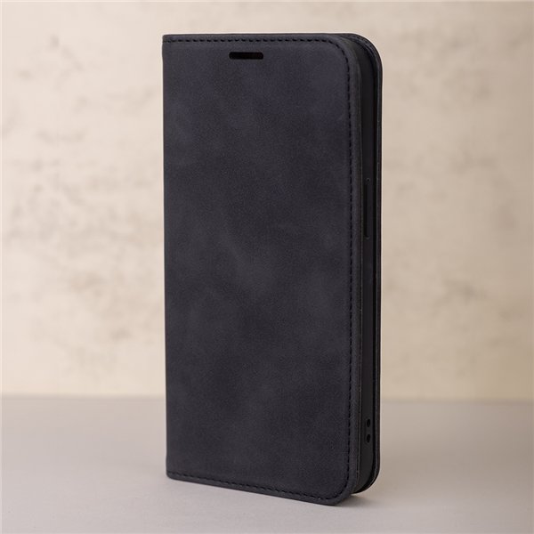Smart Suede case for Samsung Galaxy S25 FE black