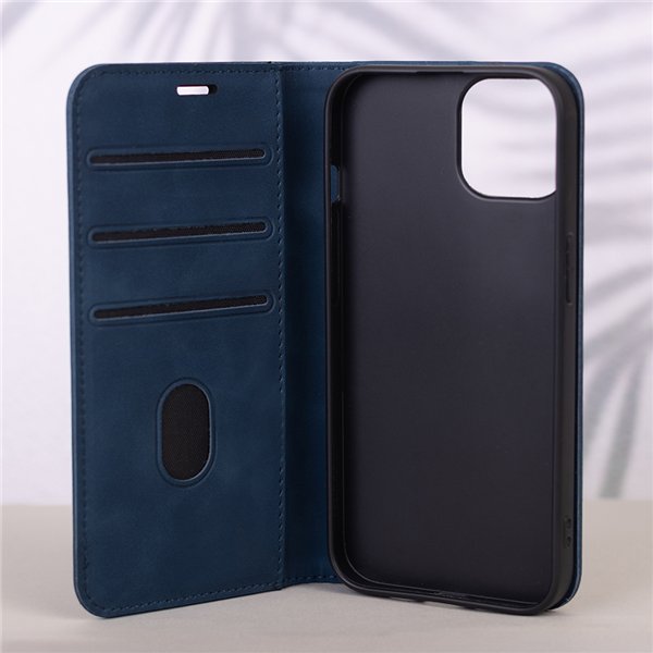 Smart Suede case for Samsung Galaxy S25 FE navy blue