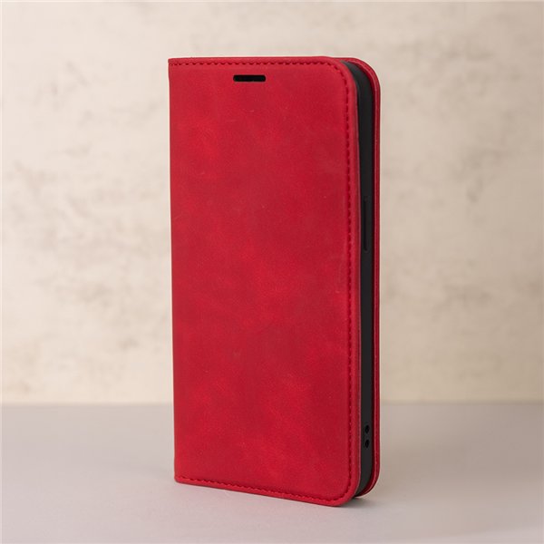 Smart Suede case for Samsung Galaxy S25 FE red
