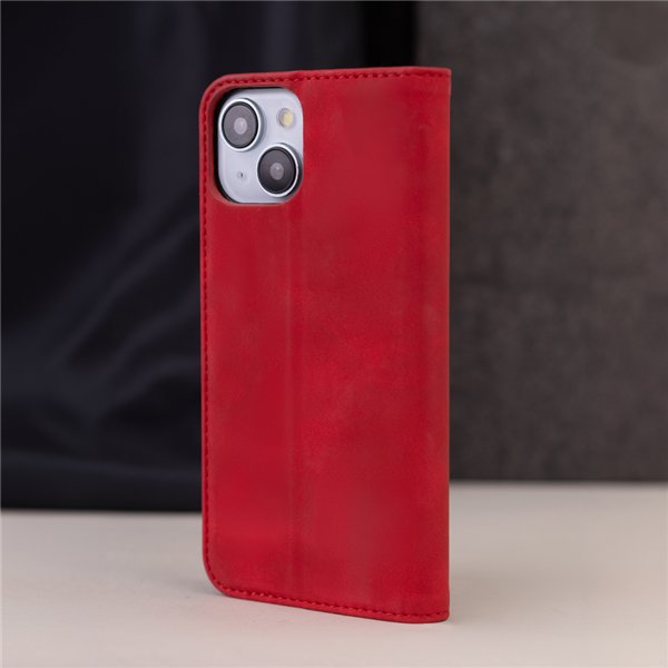 Smart Suede case for Samsung Galaxy S25 FE red