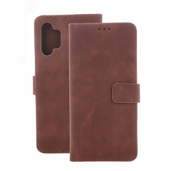 Smart Velvet case for Samsung Galaxy S25 FE brown