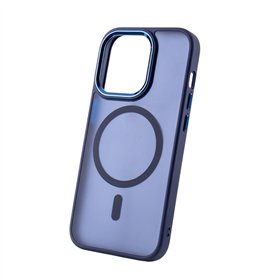 Frozen Mag case for iPhone 17 6,3&quot navy blue