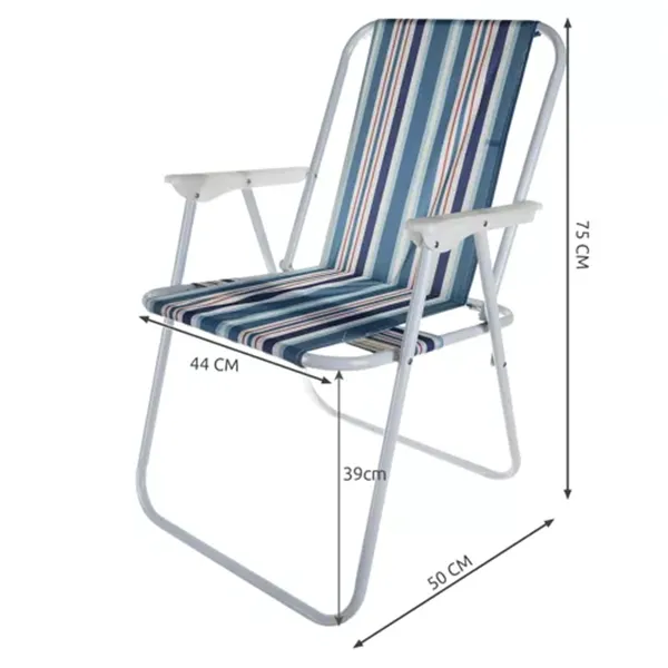 Trizand Bergamo puutarhatuoli sininen 23558