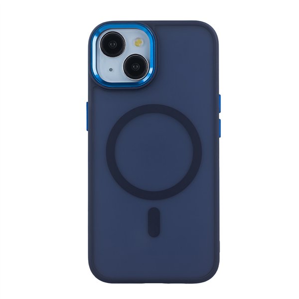 Frozen Mag case for iPhone 17 Pro Max 6,9&quot navy blue open ring