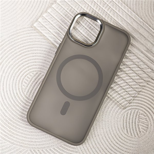 Frozen Mag case for iPhone 17 Pro Max 6,9&quot grey open ring
