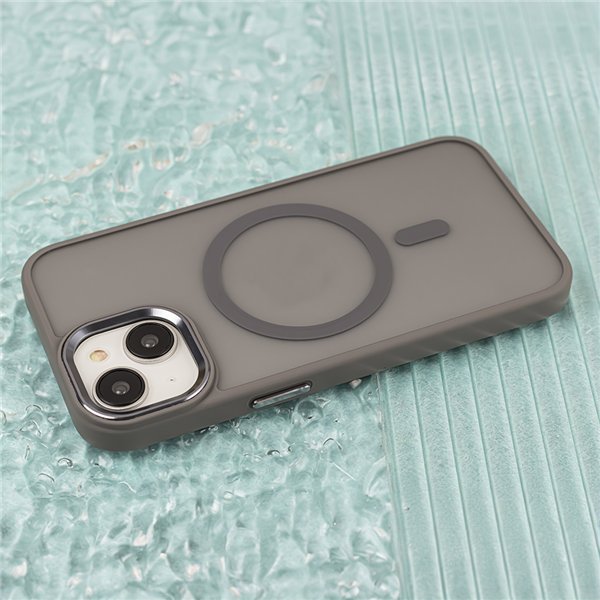 Frozen Mag case for iPhone 17 Pro Max 6,9&quot grey open ring