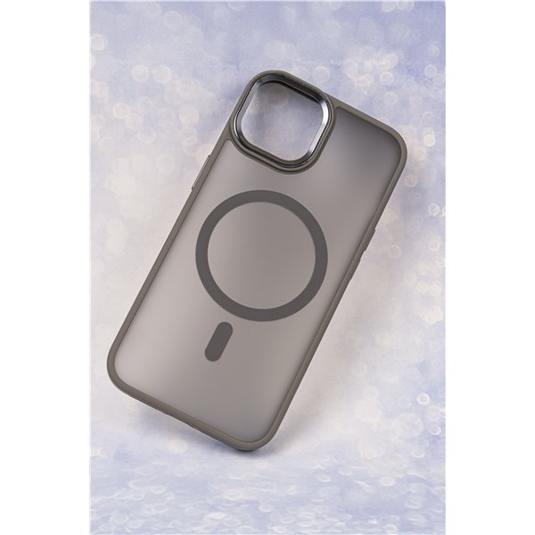 Frozen Mag case for iPhone 17 Pro Max 6,9&quot grey open ring