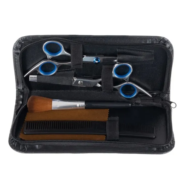 Hairdressing scissors 2 pcs + accessories