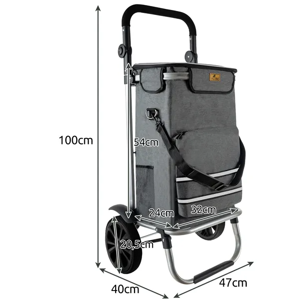Malatec salokāmie transporta ratiņi