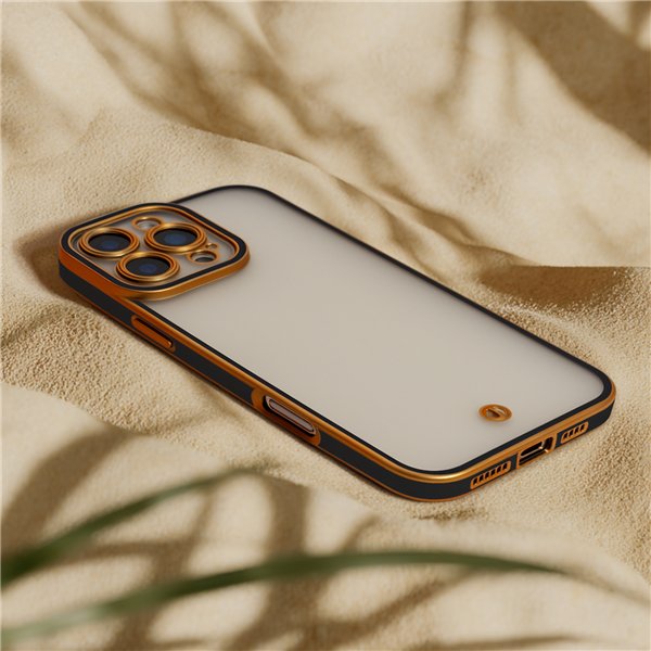 Silky Gold case for iPhone 15 Pro 6,1&quot black