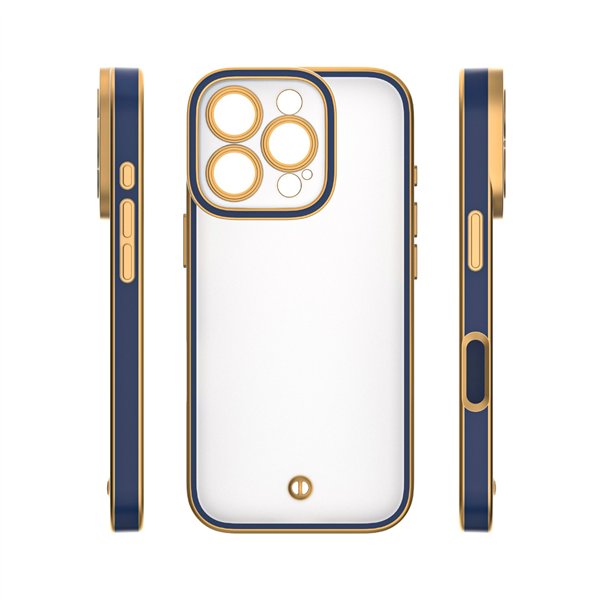 Silky Gold case for iPhone 16 Pro Max 6,9&quot blue