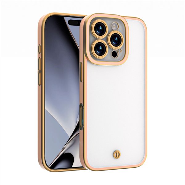 Silky Gold case for iPhone 14 6,1" pink
