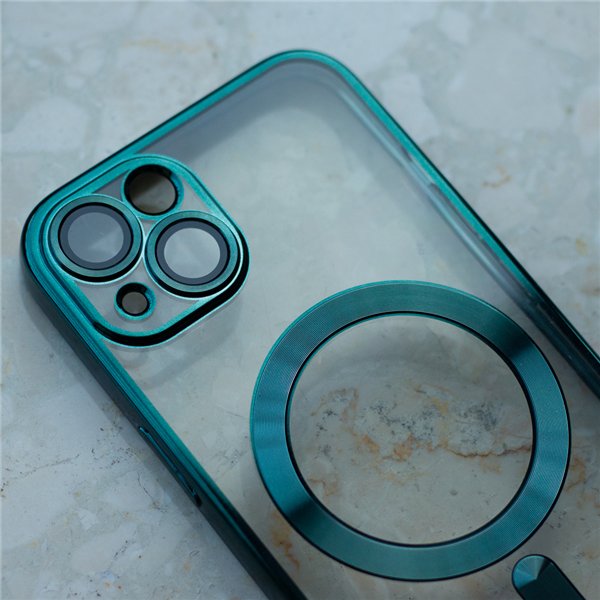 Color Chrome Mag case for Samsung Galaxy S25 FE green