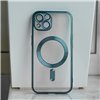 Color Chrome Mag case for Samsung Galaxy S25 FE green