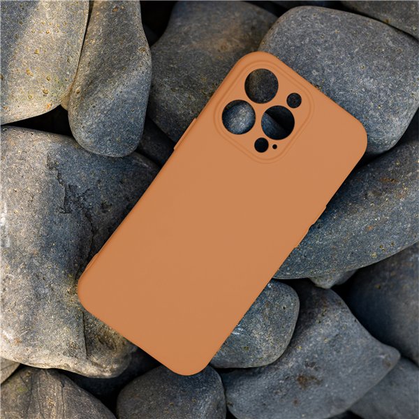 Silicon case for iPhone 17 Pro 6,3&quot tangerine