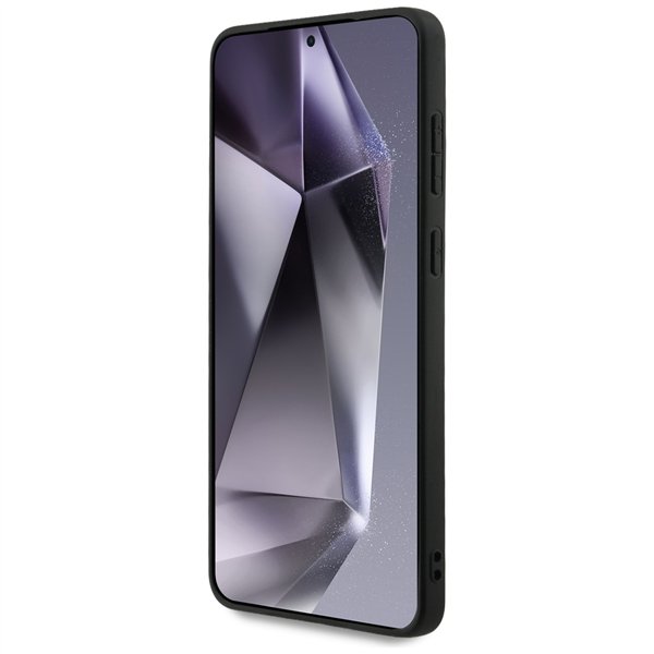 Guess casze for Samsung Galaxy S25 Edge HC MAGSAFE PU 4G RING CLASSIC LOGO black