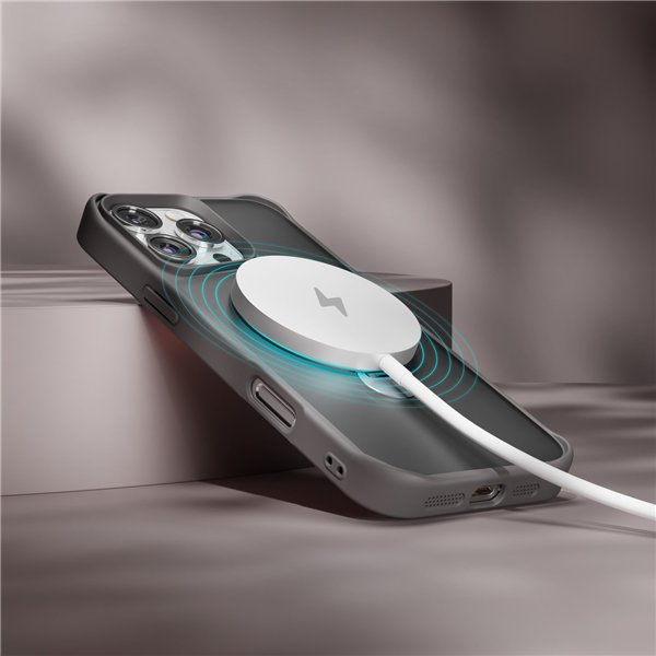 Etteri Matt Mag Ring case for iPhone 17 Pro Max grey