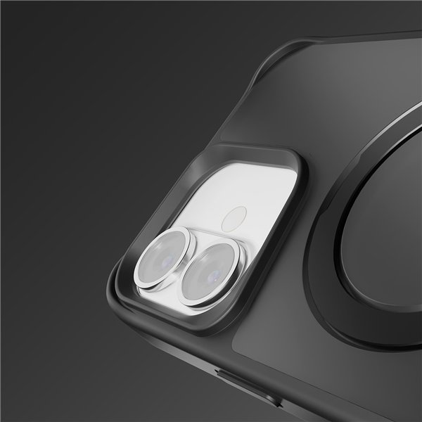 Etteri Matt Mag Ring case for iPhone 17 black