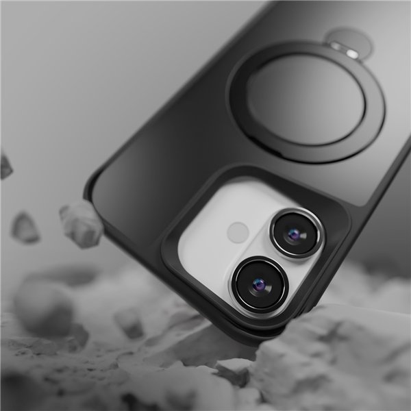 Etteri Matt Mag Ring case for iPhone 17 Pro black