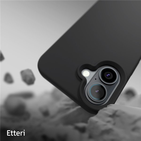 Etteri Silicone Mag case for iPhone 17 black