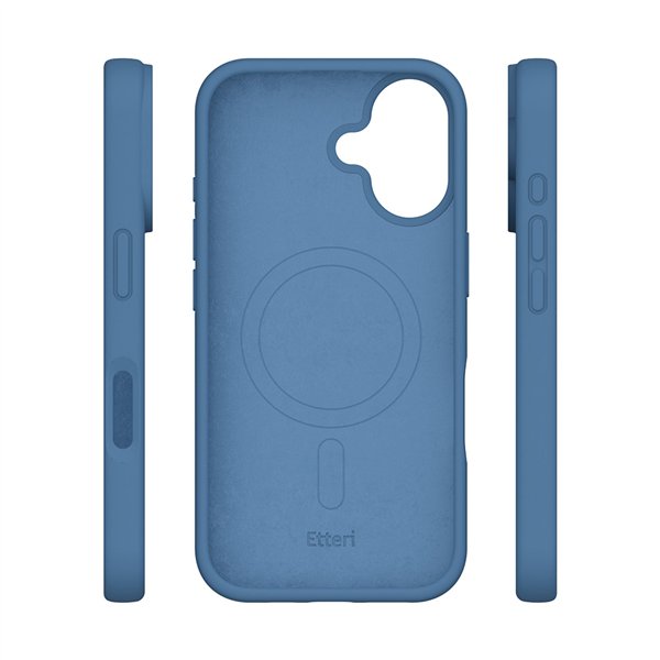 Etteri Silicone Mag case for iPhone 17 dark blue
