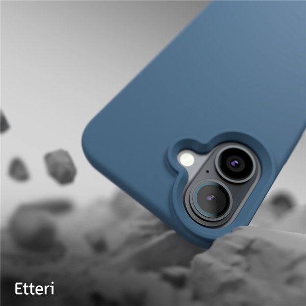 Etteri Silicone Mag case for iPhone 17 dark blue