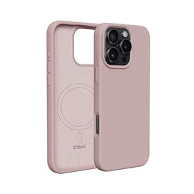 Etteri Silicone Mag case for iPhone 17 Pro Max light pink